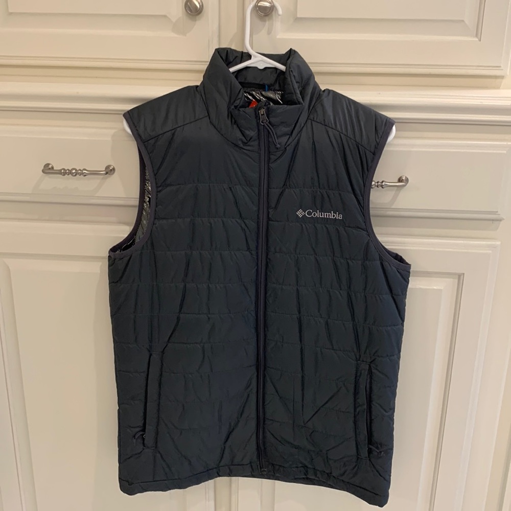Men’s Columbia omniheat grey vest size S